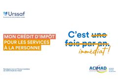 Avance immédiate du crédit d'impôt de 50 % en 2025